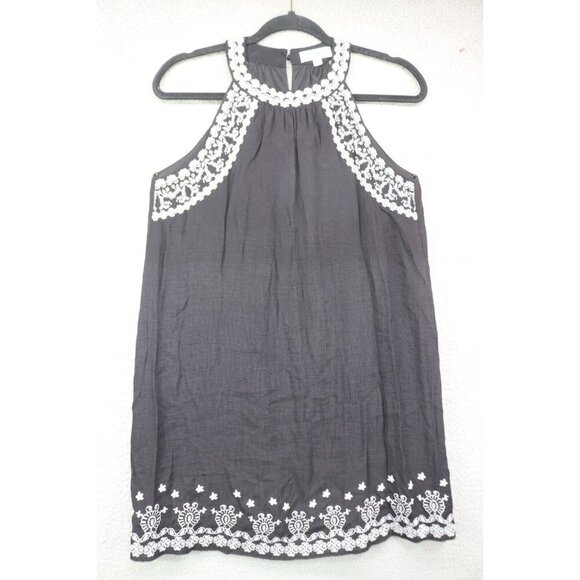 THML Embroidered Halter Style Dress-Size Medium/Petite-BOHO - Picture 1 of 10